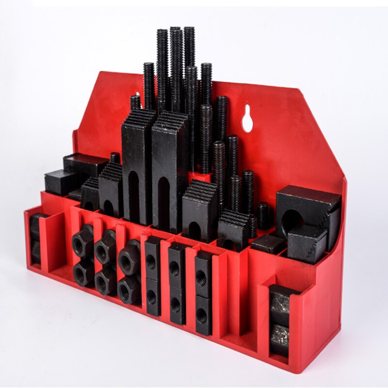 M12 Milling Machine Clamping Set 58pcs Mill Clamp Kit Vice Universal Fixture Screw Set Processing Parts Pressure Plate