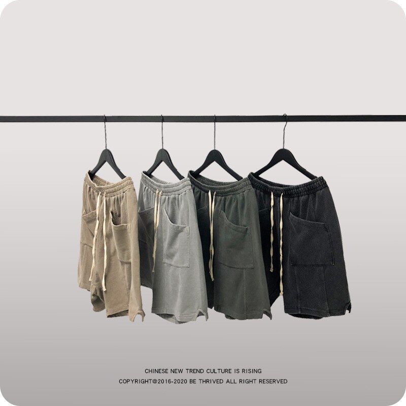 Miesten löysät hip hop sportwear -shortsit, joissa on taskut