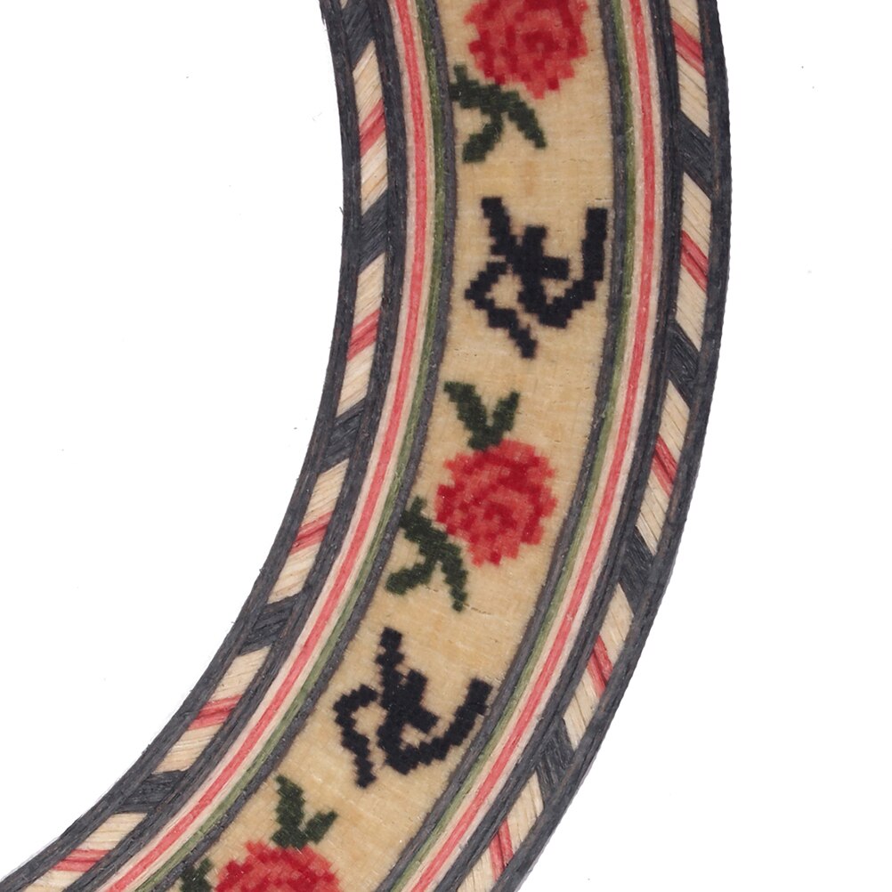 Guitar roset tilbehør akustisk guitar lydhul soundhole rosette træ guitar dele tilbehør gxb 03 ( brun)
