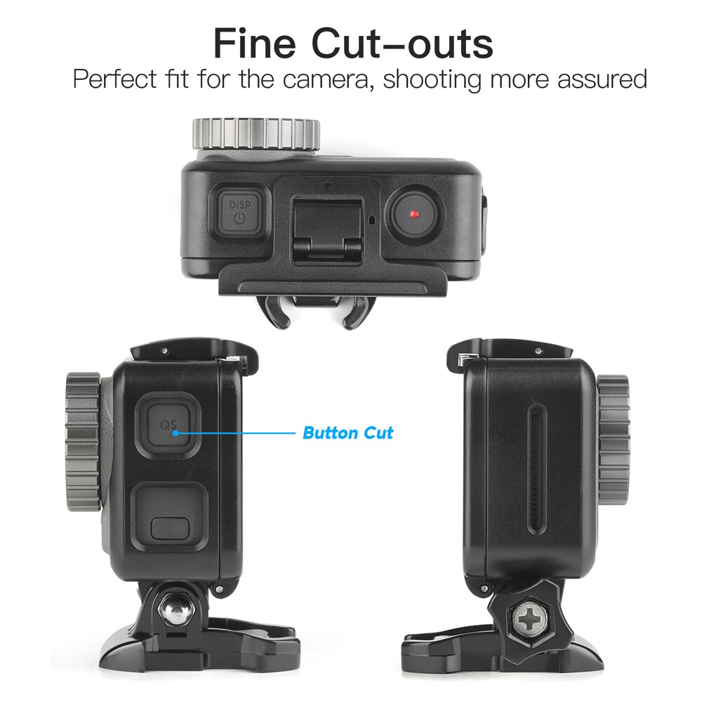 SHOOT for DJI Osmo Action Camera jaula protectora carcasa de marco para DJI Osmo Action Camera Cage Border Cover Shell Accessory