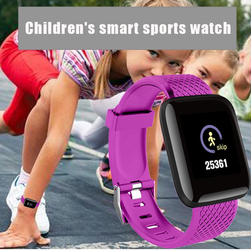 Kinder Uhren Smart Uhr HR Schrittzähler Fitness Tracker Kinder Sport Uhr Jungen Mädchen SmartWatch Herz Rate Monitor Armbanduhr