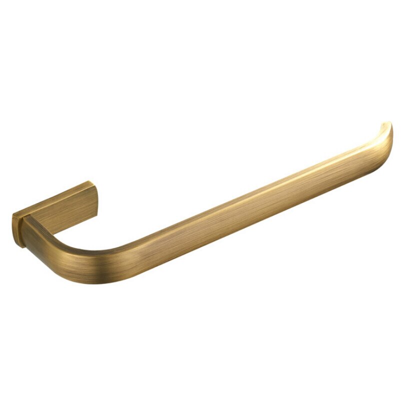 Antik brons finish badrum hårdvara set mantel krok handduk bar rack toalettpapper handduk hållare badrumstillbehör: Handduksring