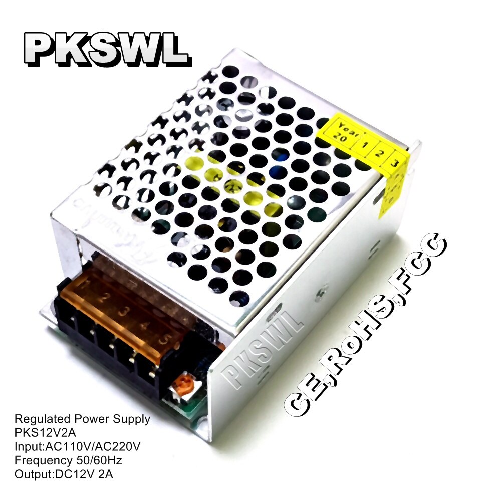 Regulated Power Supply DC12V 2A AC100-240V to DC 12 V Switching Power Supply for CCTV and LED