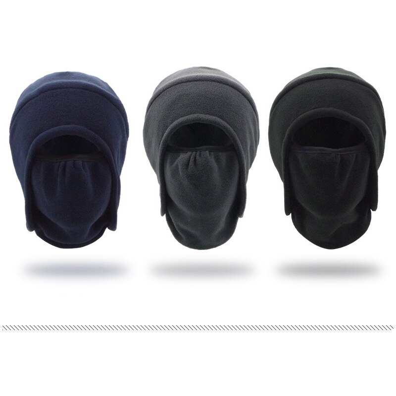 Mascarilla térmica multifunción para hombre, gorro polar grueso a prueba de viento para deportes de ciclismo, escalada, esquí, pesca