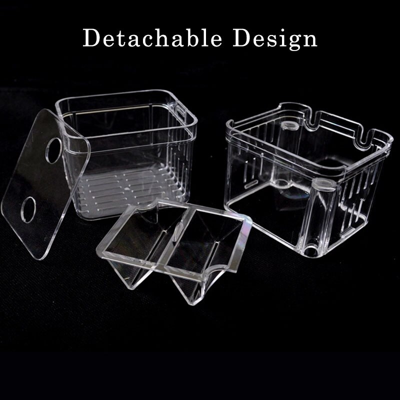 Fish Breeding Isolation Production Box Aquarium Breeder Fish Tank Hatching Incubator Fish Acrylic Aquarium Fish Nursery Tank