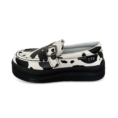 Moche mignon niche vache modèle ins super feu blanc chaussures étudiantes sauvage Hong Kong style sport et loisirs chic chaussures marée