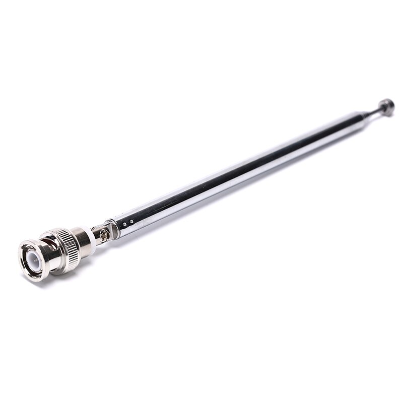 360 Degrees 765mm Telescopic Antenna Q9 BNC Connector Portable FM Radio Scanner VHF UHF TW