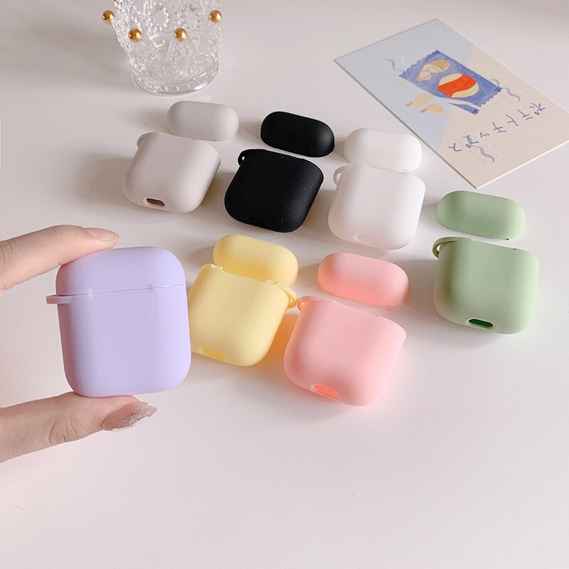 Headset Case voor AirPods 1/2/Pro - Zachte TPU Siliconen Bumper - Schokbestendig & Anti-val