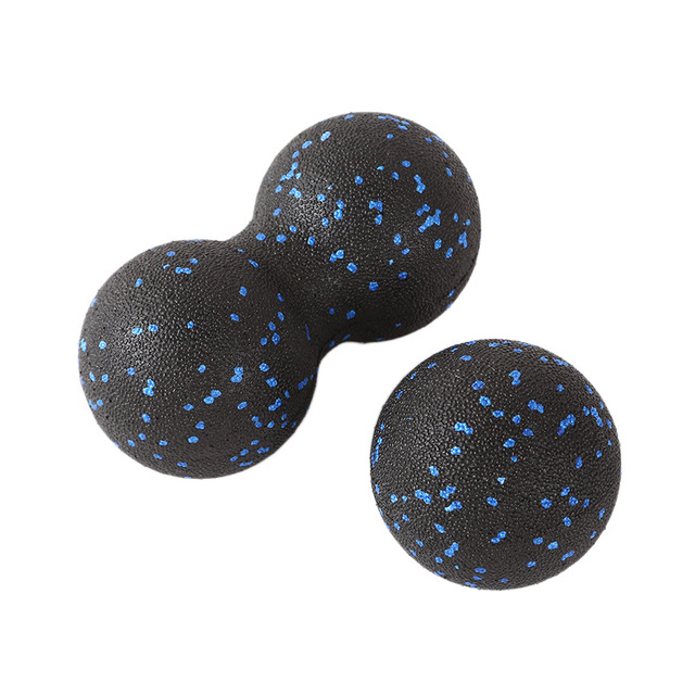 Pelota de myofascia de Lacrosse EPP, pelota de masaje de maní, pelota de Yoga ligera de alta densidad para Fitness, ejercicio de Fascia corporal, alivia el dolor: Plata