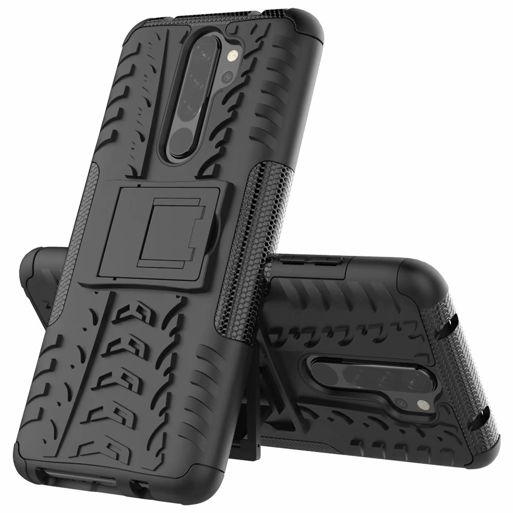 Tigenkey Voor Redmi Note8 Pro Case Voor Redmi Note 8 Pro Shockproof Cover Case Voor Redmi Note8 Pro Mode Telefoon case: TPU / black