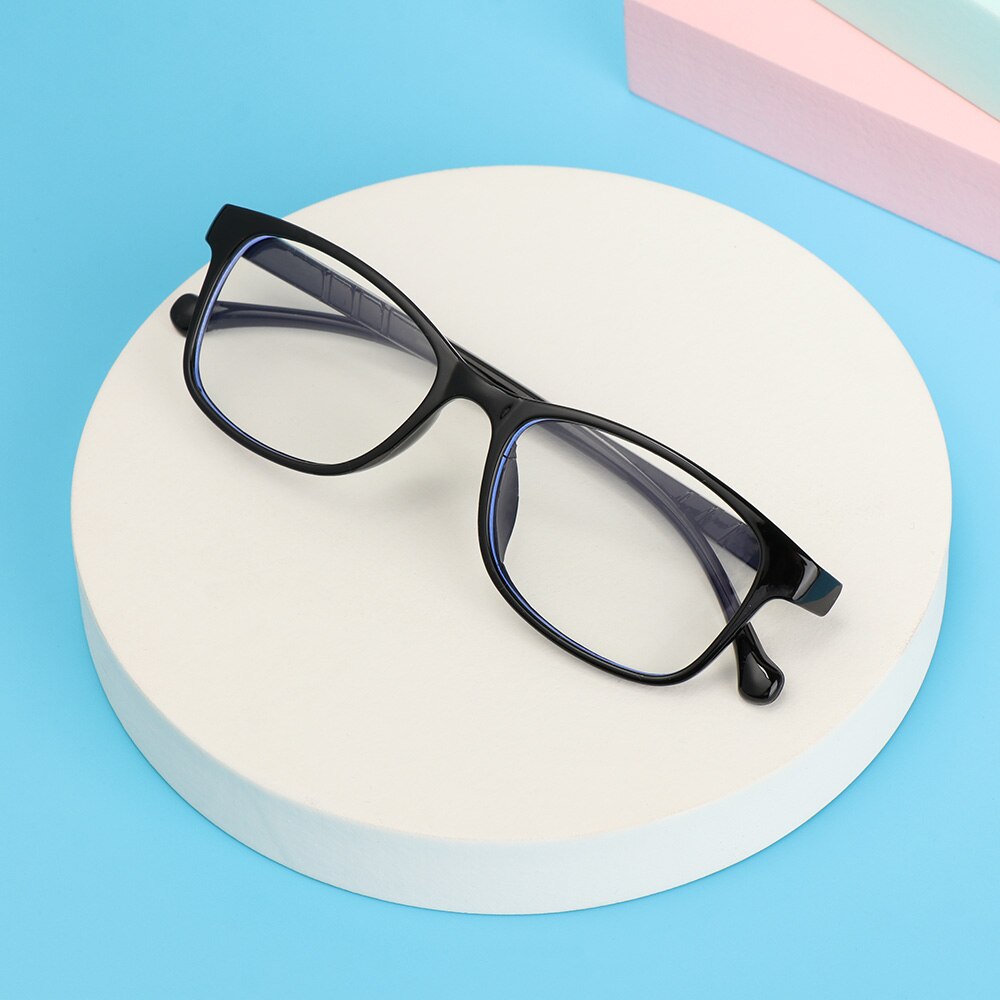 1 Pc Kids Anti-Blue Light Glasses Boys Girls Computer Eye Protection Eyeglasses Ultra Light Frame Student Online Classes Eyewear