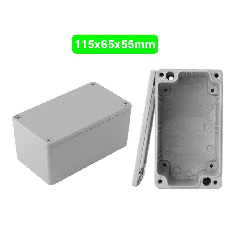 Industry IP66 Waterproof Cast Aluminum Junction Box for electronic project Outdoor Explosion-proof Electrical Enclosure Case: 115X65X55mm(LxWxH)