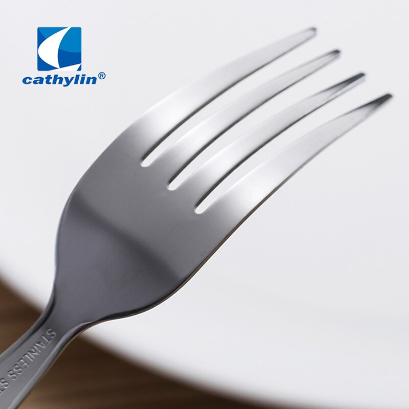 Katylin bestick set 24- delar akryl handtag rostfritt stål servis set restaurang bröllop bestick  pl0015