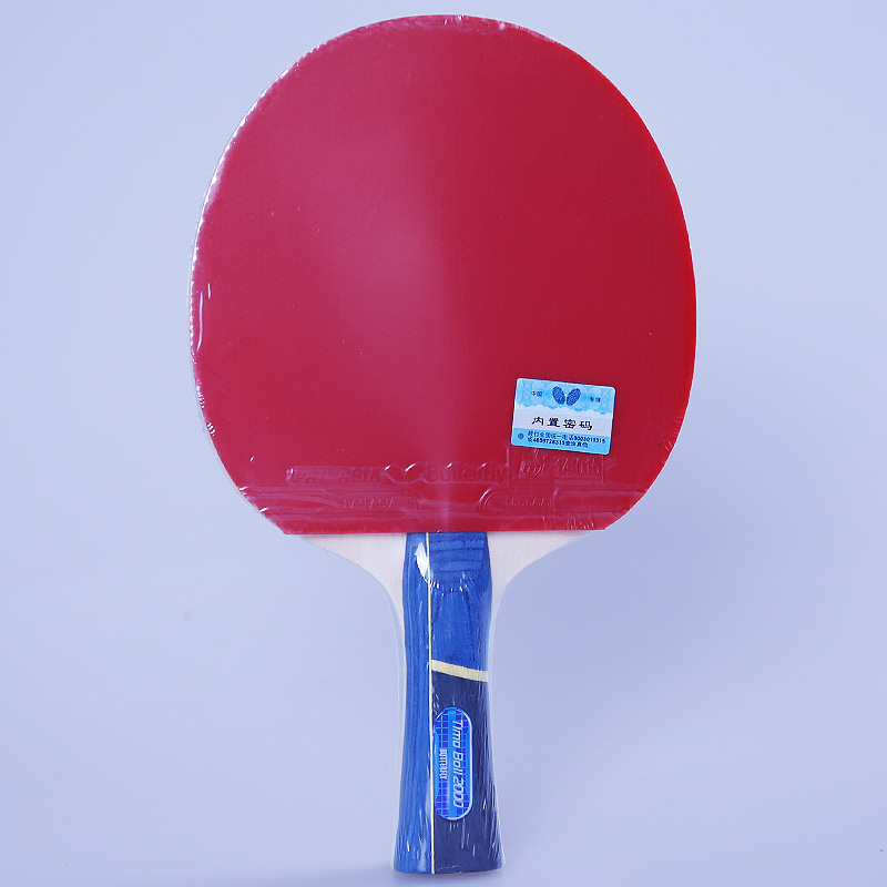 Butterfly 1000 2000 3000 bordtennisracket med gummipingispaddel kort handtag tennisbordsracket långt handtag