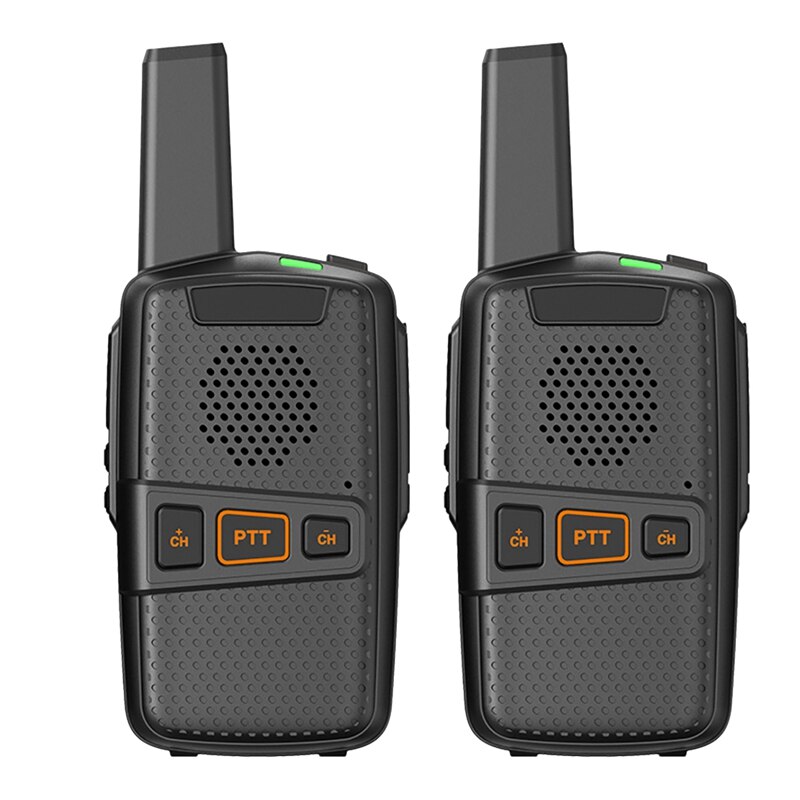 2 Pcs M2 Mini Walkie Talkie 16 Kanalen Uhf 400-470Mhz Usb Opladen Handheld Draadloze Kantoor Hotel Dineren walkie Talkie: Default Title