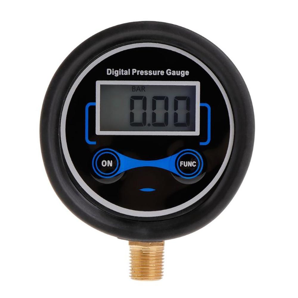 1/8NPT Digital Display Head Barometric Pressure Meter Tire Pressure Digital Pressure Gauge Pure Copper Joint