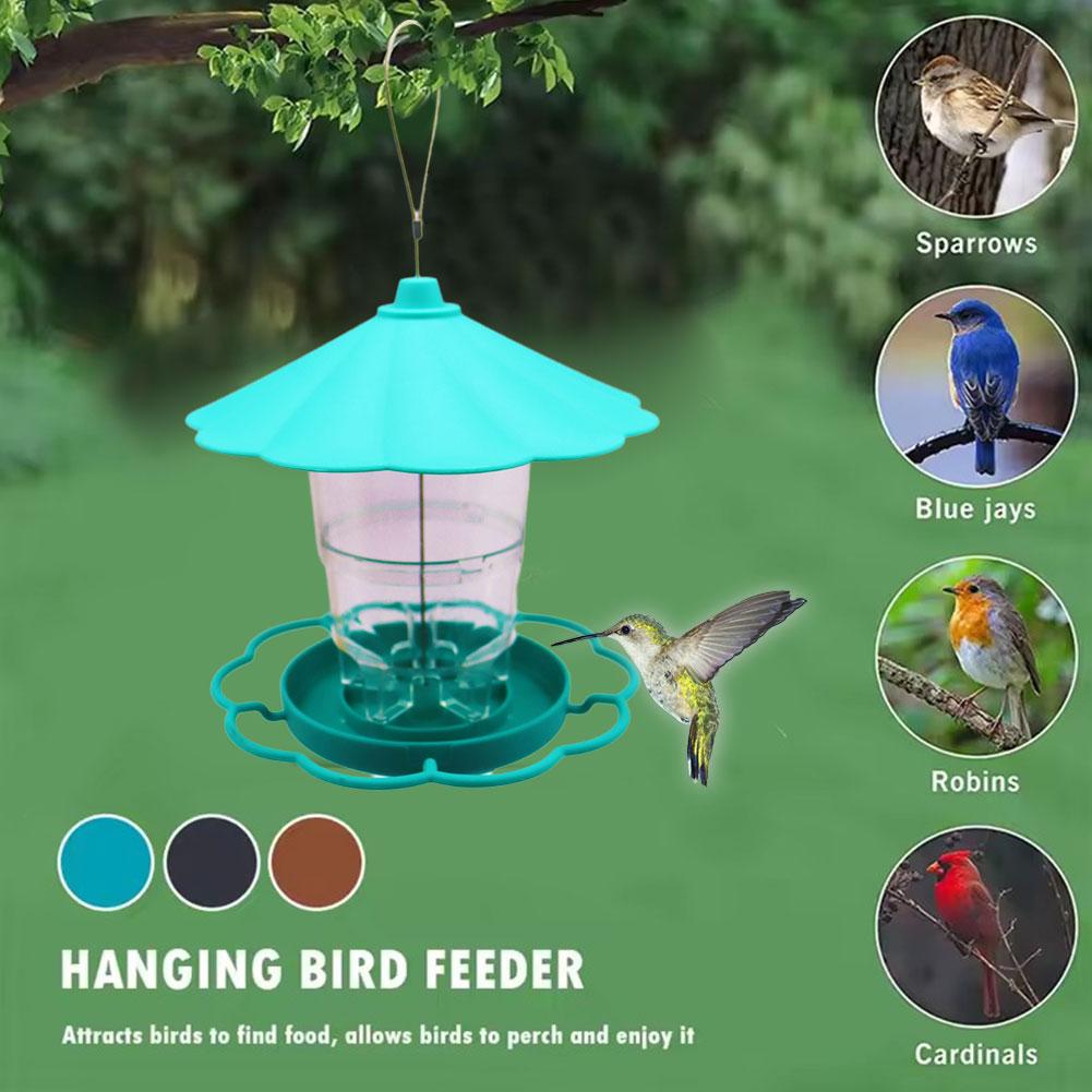 Mangeoire à graines pour oiseaux sauvages, outil d'alimentation pour oiseaux, Paddock de jardin, fournitures d'alimentation suspendues pour animaux de compagnie, mangeoire pour oiseaux suspendue, décoration extérieure