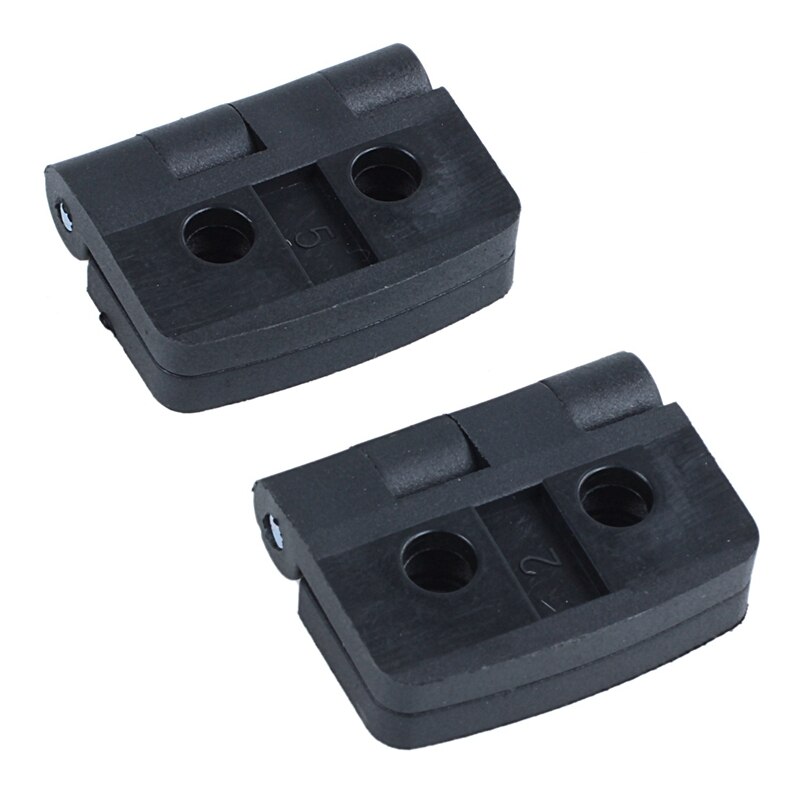 14 Stck Verstärkt Schwarz Kunststoff Tür Scharniere 40 Mm X 30Mm & 40X40 Mm