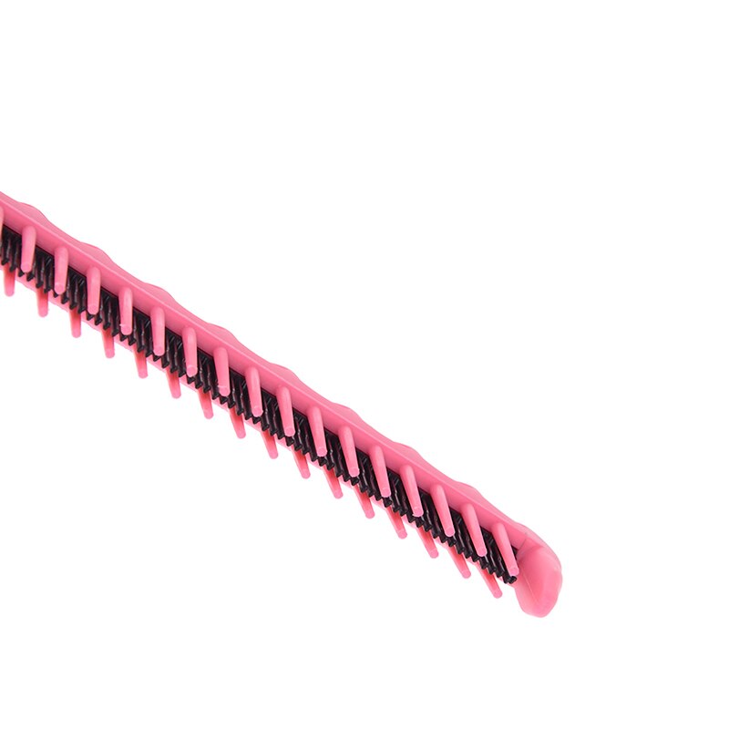 3-Row Teeth Teasing Comb Detangling Brush Tail Comb Adding Volume Back Coming Hairdressing Combs Hairbrush 3 Colors