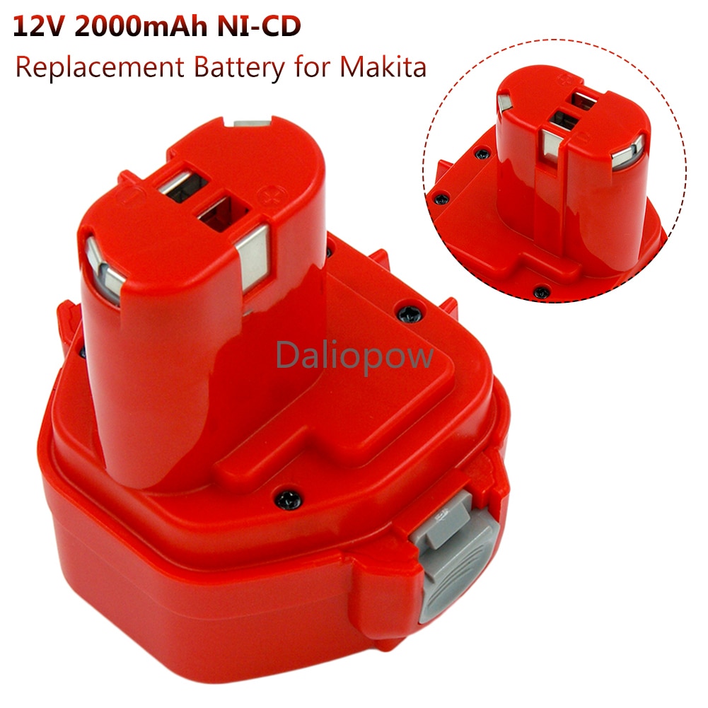 Replacement Battery For Makita 12V 2000mAh Ni CD Rechargeable batteries Power Tools Bateria PA12 1220 1222 1235 1233S 6271D