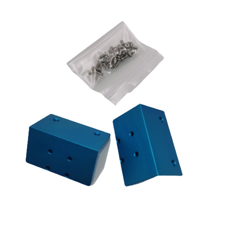 1set Anycubic fotón 3D impresora de aleación de aluminio de doble eje Z MGN9H carriles lineales actualización Mod kit