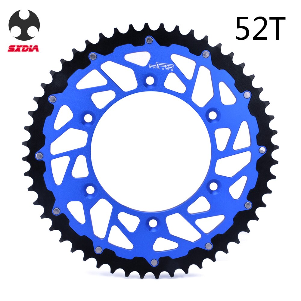 42T 45T 48T 50T 52T Rear Chain Sprocket Bolt For KTM EXC EXC-F SX XC-W XCFW MXC SXS SX-F XC XCF SMR SMC 125 150 250 450 LC4 Duke: 52T Blue