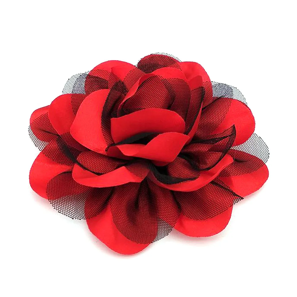 Vintage Stof Bloem Broches voor Vrouwen Kraag Pinnen Sjaal Gesp Corsage Bruiloft Sieraden Kleding & Accessoires