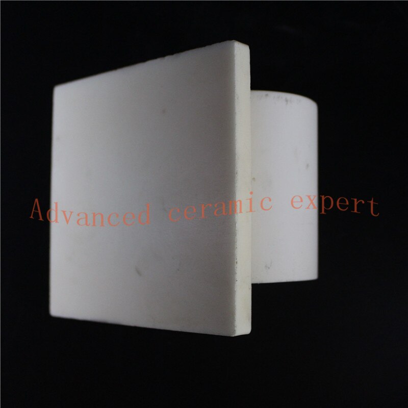 99.5%Al2O3 High Wearable Square Corundum Plate 50*50*5mm/Alumina Ceramic quadrate Substrate/Wear-Resisting Ceramic Sheet