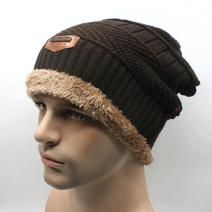 Heren winter hoeden en caps winter cap mannen vrouwen winter gebreide hoeden brandes winter unisex cap mutsen