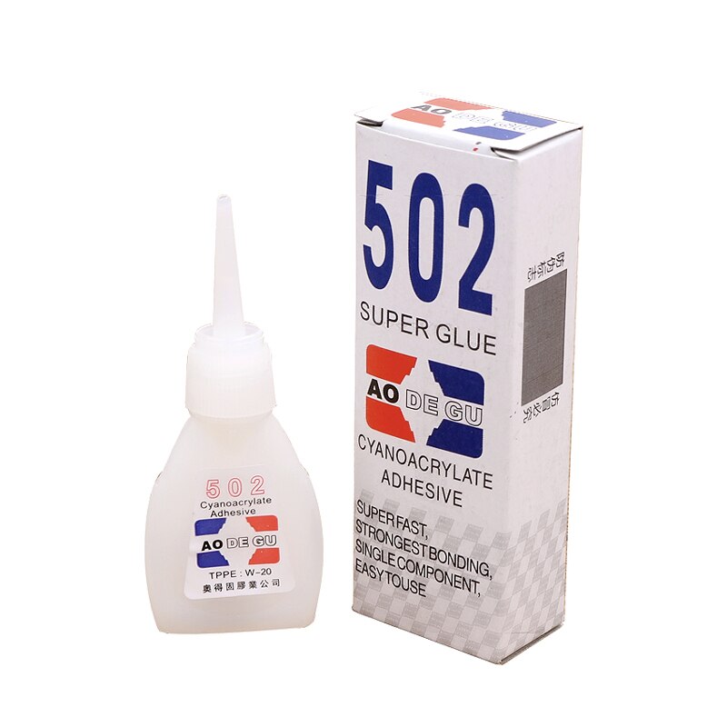 502 Super Glue ABN BOND Multi-Function Glue Genuine Cyanoacrylate Adhesive Strong Bond Fast for Office Tools 5PCS