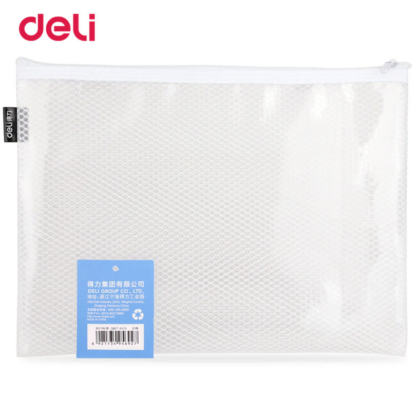Deli Practical Presentation Folder Statioenry White Waterproof For School Supplies A5 Papel In Point Gridding File Folder