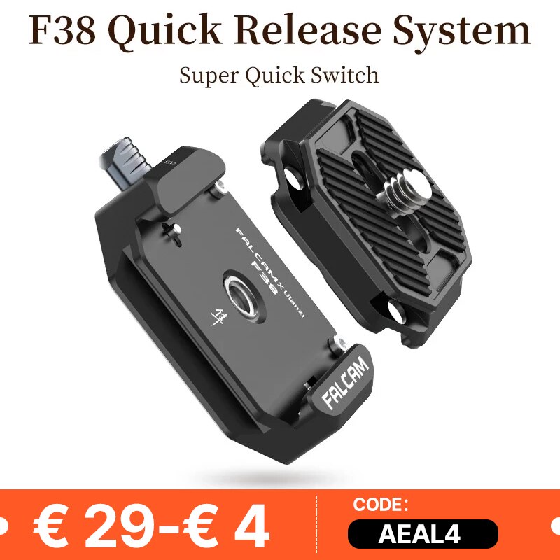 Falcam  f38 -pikakiinnitysjärjestelmä dslr -kameran vakaajalle kolmijalka -liukusäädin universaali arca swiss mount -sovitin dslr -reppukiinnitys