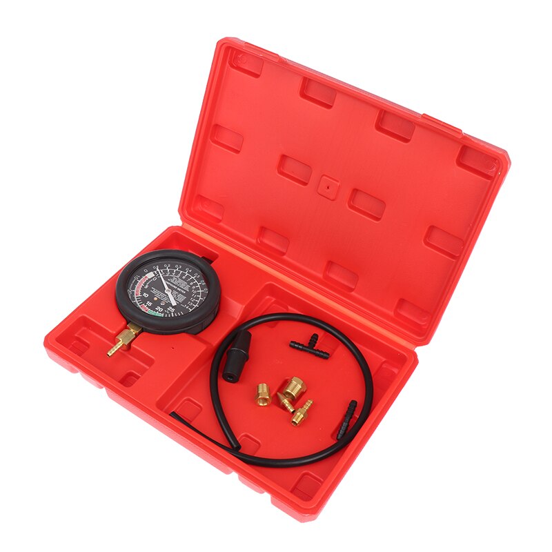 Carburetor Valve Fuel Pump Pressure Vacuum Tester Gauge Test Kit Exhaust Pipe Blockage Detection