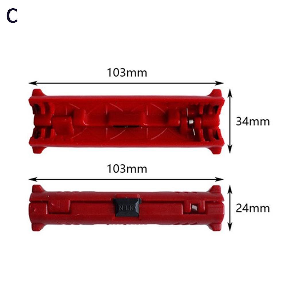 Cilindrische Wire Stripper Cutter Multifunctionele Elektrische Machine Kabel Rotary Tang Pen Puller Coaxiale Tool Strippen Tool V7R5: C
