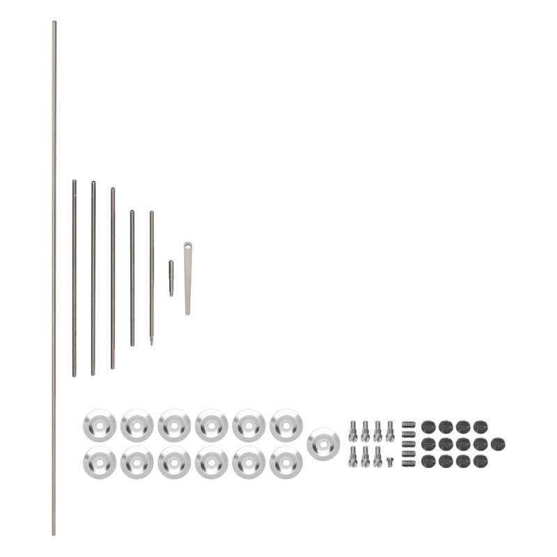 Flute Repair Kit Alto Flute Repair Kit Straight DIY Maintenance Set including Rollers Washers Screws and Reed