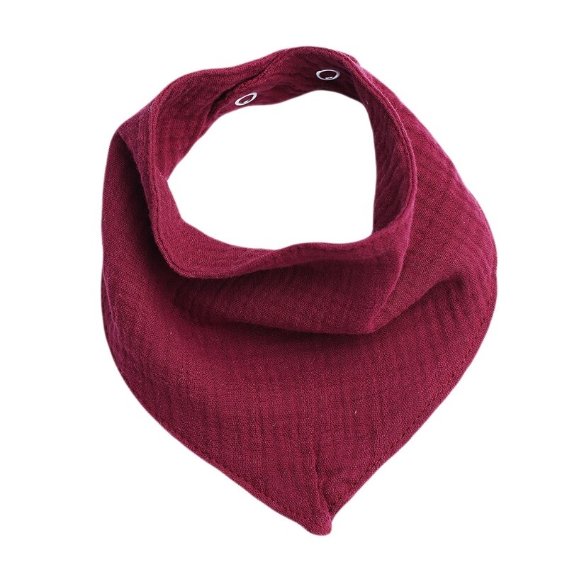 Bavaglini in cotone per neonati ragazzi ragazze sciarpa a triangolo tinta unita alimentazione Saliva asciugamano Bandana Burp Cloth regali per la doccia appena nati: 25