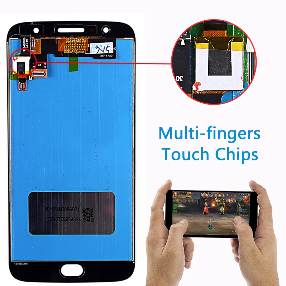 Motorola Moto G5S Plus 5.5 inch LCD Display XT1802 XT1803 XT1805 XT1086 Touch Screen Digitizer Assembly Free Glassfilm Tools