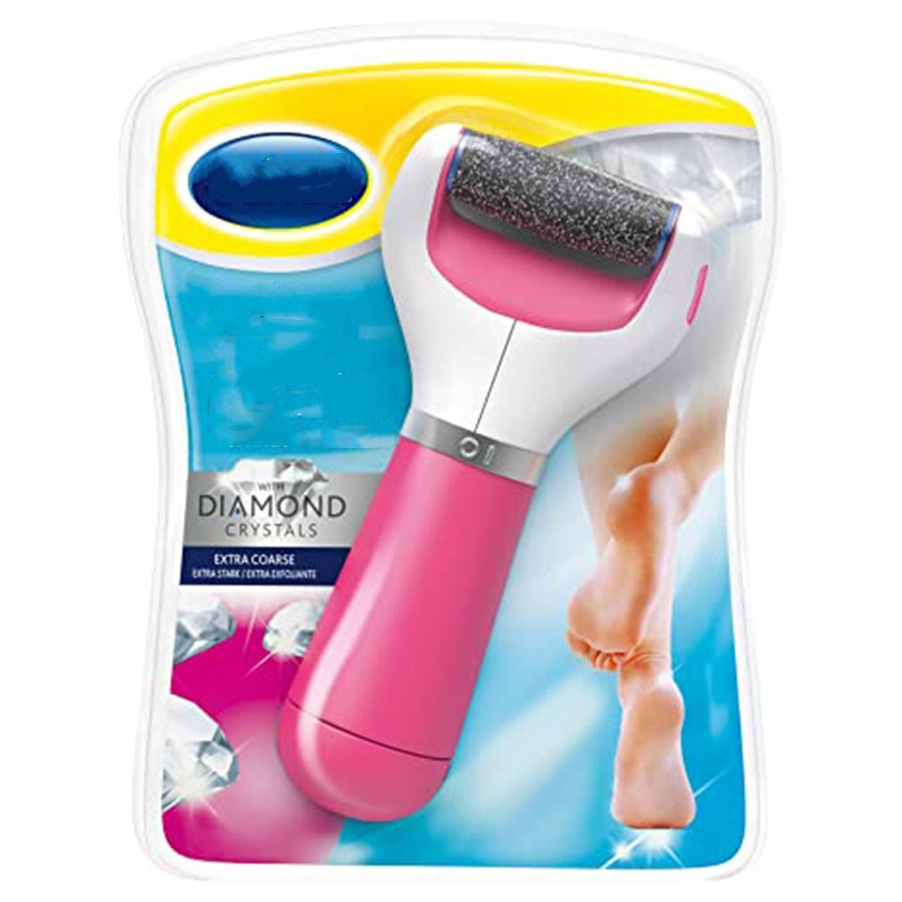 Máquina de afeitar eléctrica multifunción para eliminar callos y piel muerta, Afeitadora eléctrica para pies, pedicura y piel muerta: Rosa