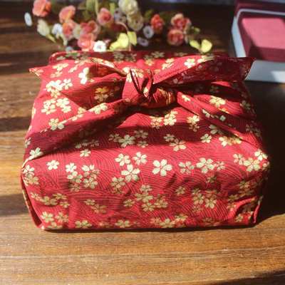 Furoshiki-Pañuelo de tela estilo japonés, 45cm, muchos usos: 2