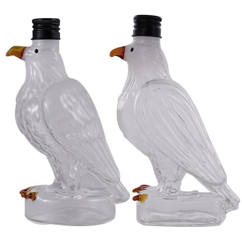 Divertida botella de águila de whisky, decantador de cristal único de águila de whisky, para hombres, decantador de para Bar, decoración del hogar para vacaciones