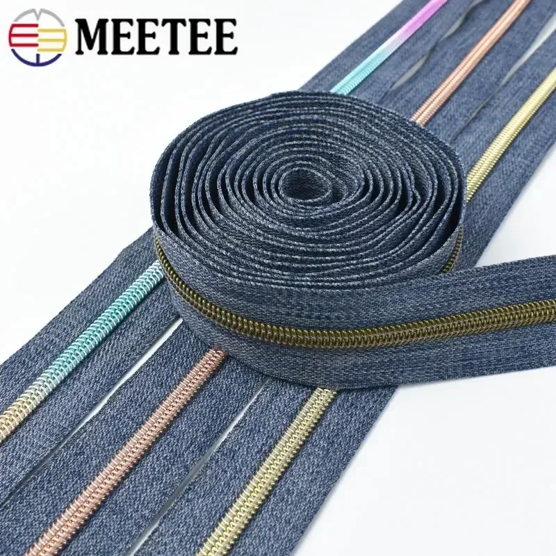 5 # Plastik reiß verschlüsse Klebeband von der Meter Kleidungs stück Spule Reiß verschlüsse Nylon Reiß verschluss zum Nähen Kleidung Reiß verschluss Reapirt Kit DIY Rucksack Zubehör