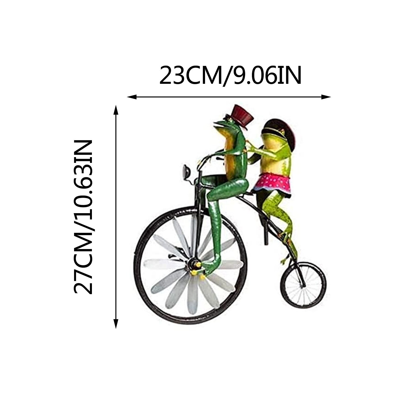 Vintage Fiets Wind Spin Kikkers Op Een Vintage Fiets Tuin Decoratie Kikker Tuin Standbeeld Tuin Yard Kikker Verfraaien Ornament