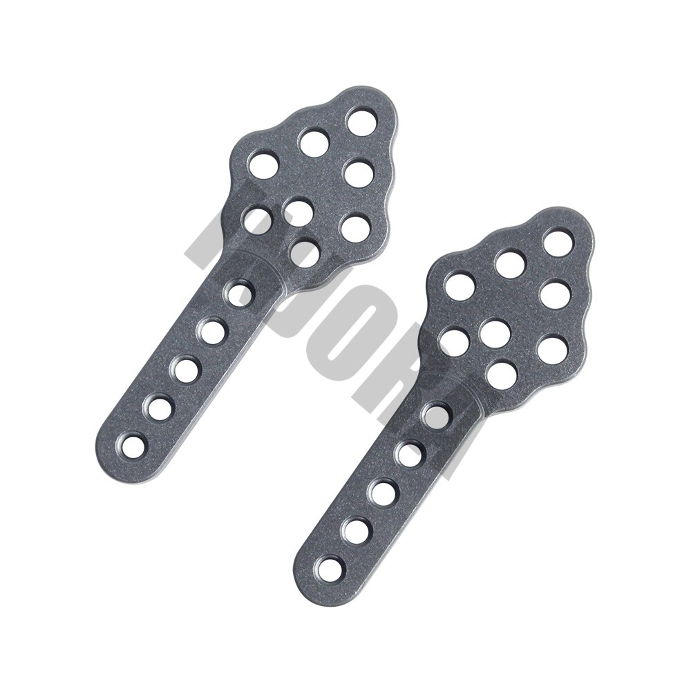 INJORA 4 Stuks CNC Metalen Schokdemper Mount Passen Hoogte Hoek Stand voor RC Crawler Auto Axiale SCX10 90046 D90 d110