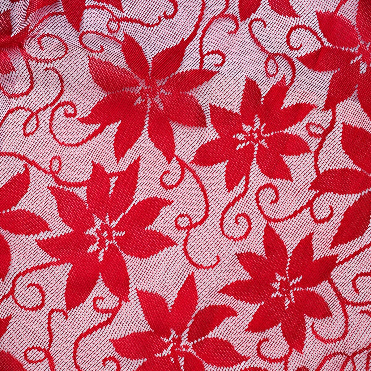 Festival rektangulære blomstrede blondeduge genanvendeligt borddæksel til julens bryllupsaftenfest