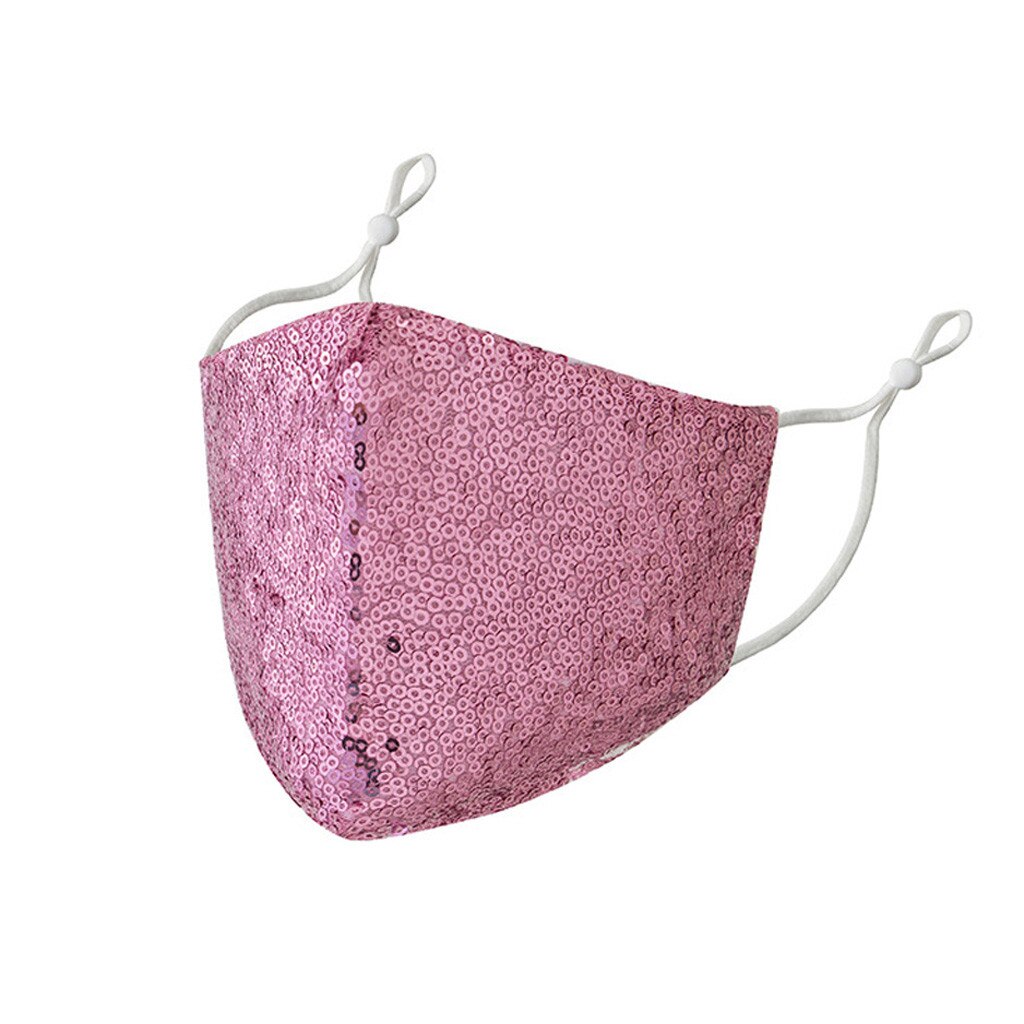 Elastische Leuchtenden Pailletten Masken für Gesicht Frauen Sonnencreme Atmungs Kristall Maskerade Schmuck Maske für Nachtclub tanzen Party 21: F