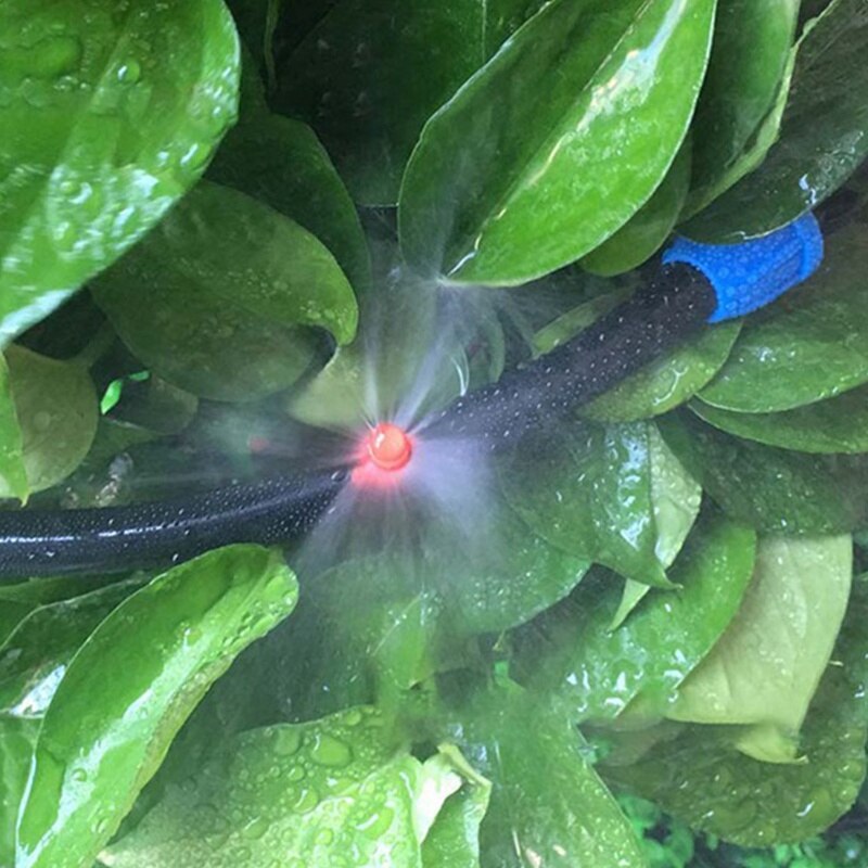 Atomización de refracción de 180 grados, 50 Uds. Por paquete de microaspersores simples, para jardinería, riego por ahorro de agua, 90, 360