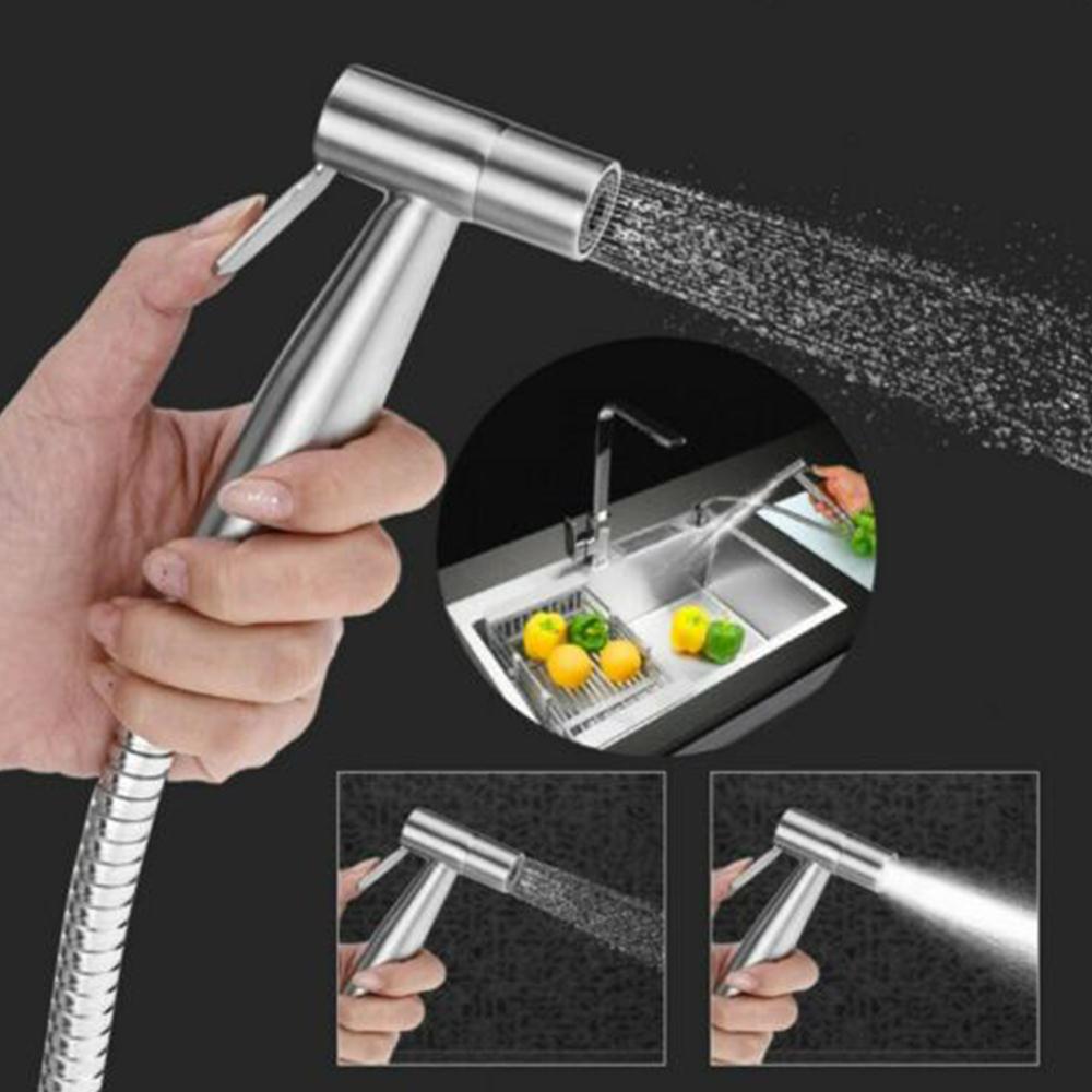 Soledi kraner håndholdte bleier abs sprøyte dusj bidet dårlig tilbehør slange hjem holder rustfritt stål toalett