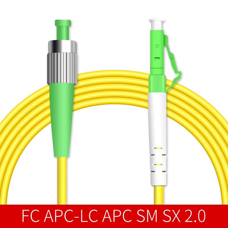 Optische faser patchkabel 1m 9/125 652D simplex SC/APC FC/APC LC/APC Zopf FTTH CATV Optic patchkabel: FC APC-LC APC 1M