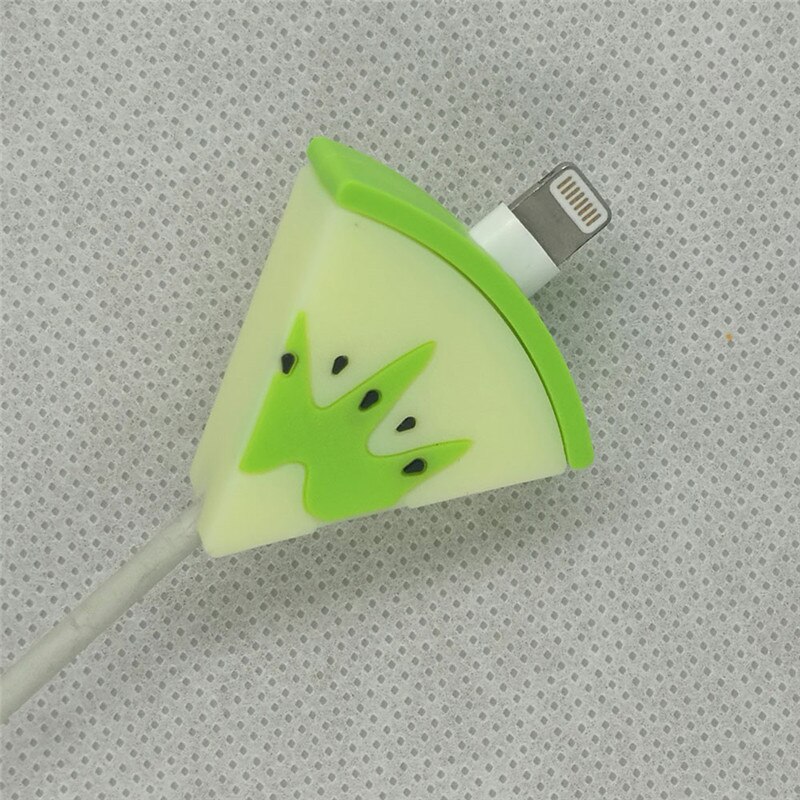 Protecteur de câble pour Iphone, morsure de protection de câble, usb Fruit pastèque, connecteur de téléphone portable, accessoire, directe, jouet: D4