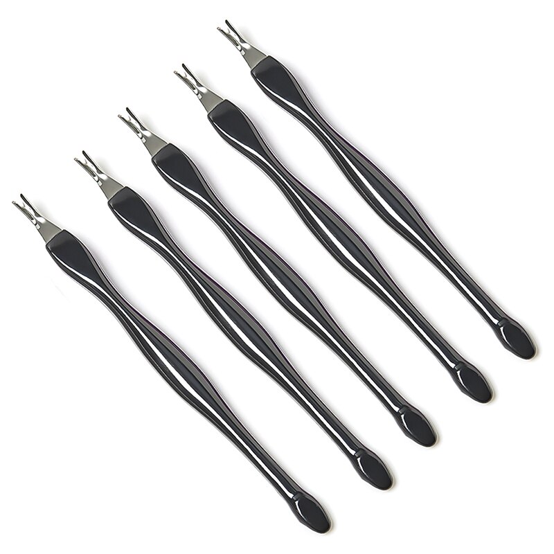 5PCS Nail Cuticle Scissors Stainless Steel Manicure Pedicure Tools Golden/Silver/Rainbow Dead Skin Scissor Nipper Clipper Tool: SQ16692